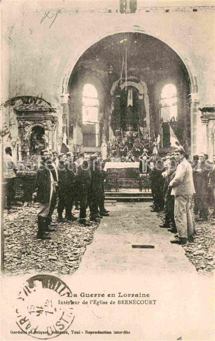 Bernecourt Interieur Eglise