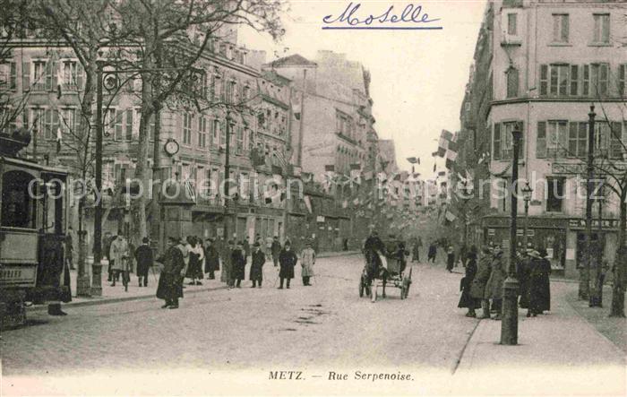Metz  57 Moselle Rue Serpenoise
