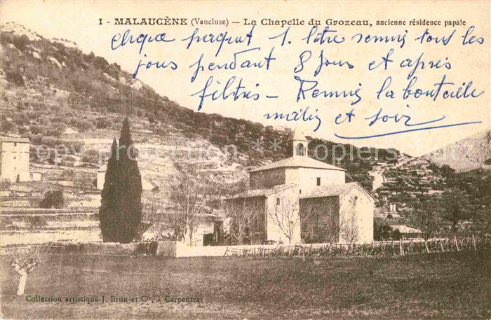 Malaucene Chapelle Grozeau