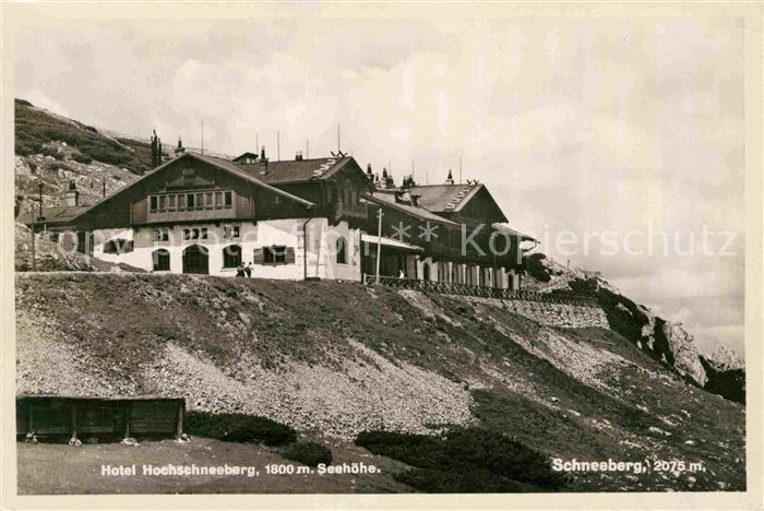 Schneeberg Oesterreich Hotel Hochschneeberg