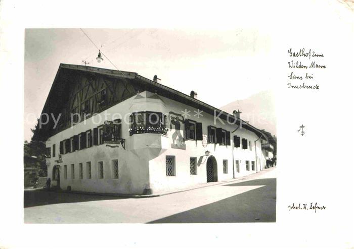 Lans Tirol Gasthof zum Wilden Mann