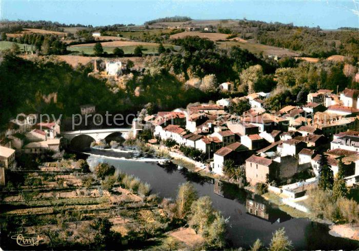 Saint-Martin-Laguepie Chateau Fliegeraufnahme