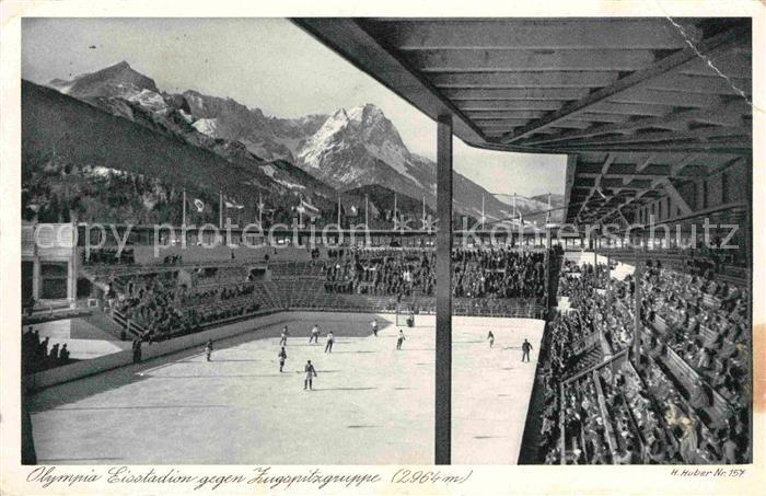 Garmisch-Partenkirchen Olympia Eisstadion Zugspitzgruppe  NZ3