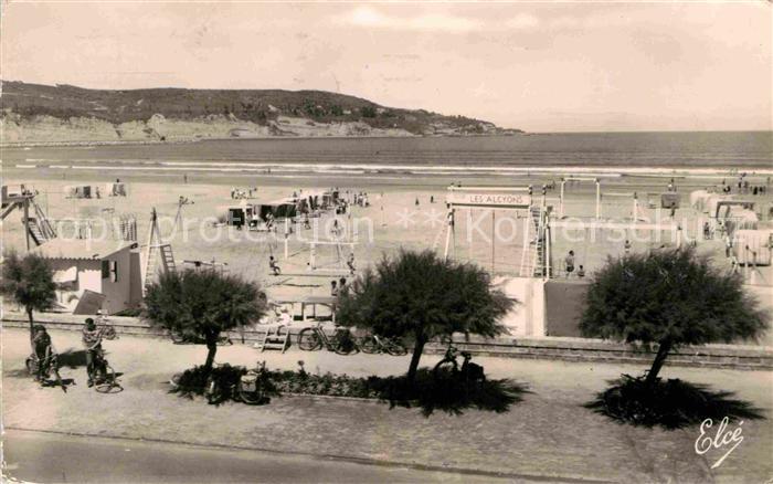 Hendaye Pyrenees Atlantiques Plage Espagne