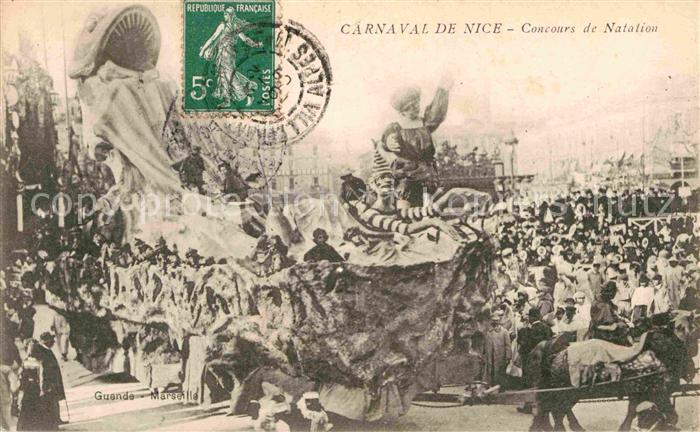 Nice Alpes Maritimes Carnaval Concours de Natation