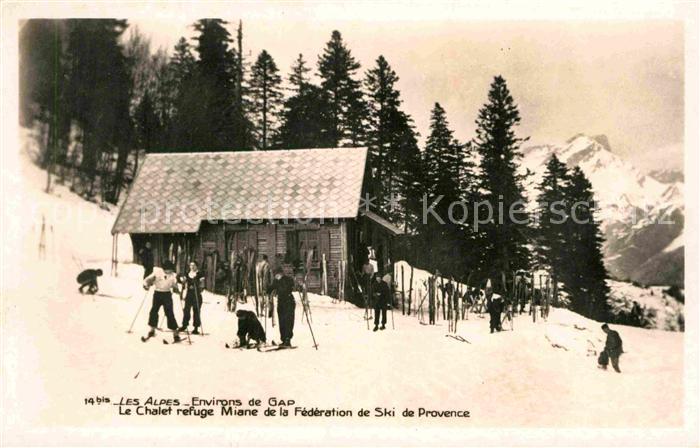 Gap Hautes-Alpes Chalet refuge Miane de la Federation de Ski de Provence