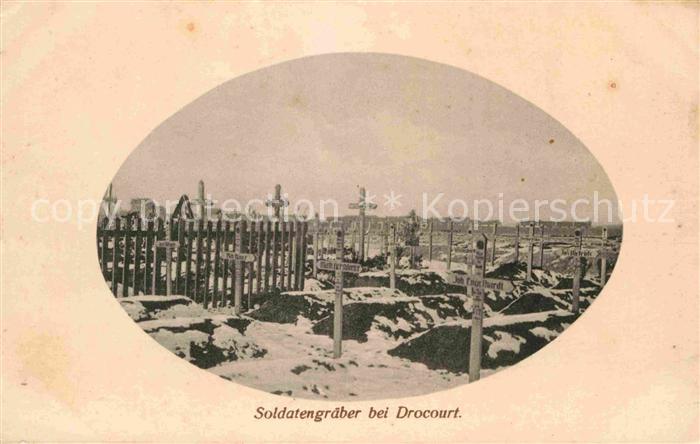 Drocourt Pas-de-Calais Soldatengräber