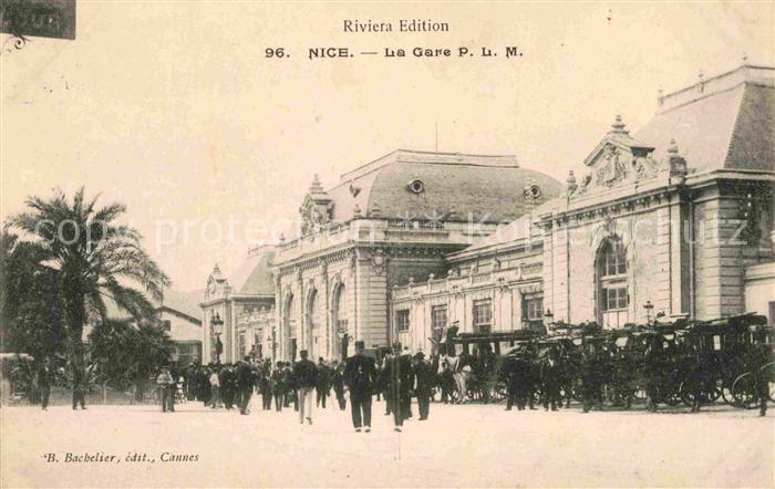 Nice Alpes Maritimes La Gare P.L.M.