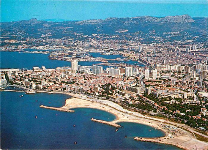 Toulon Var Mourillon Port Fliegeraufnahme