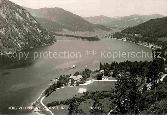 Achensee Hotel Achenssehof Fliegeraufnahme