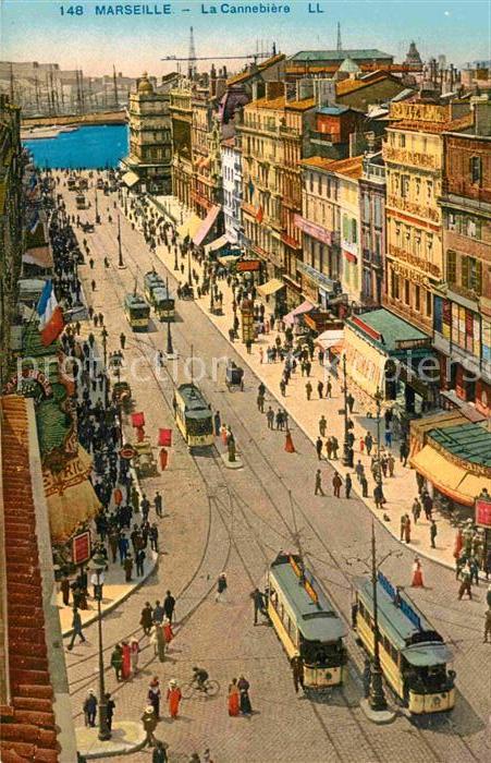 Marseille Bouches-du-Rhone La Cannebiére