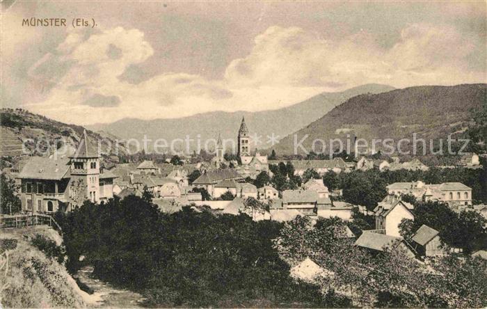 Muenster Elsass Panorama