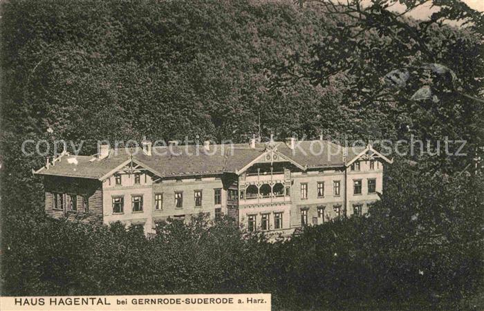 Gernrode Harz Haus Hagental