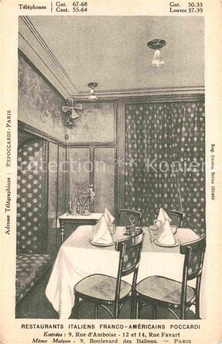Paris Restaurant Italiens Franco Americains