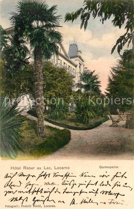 Locarno TI Garten Hotel Reber