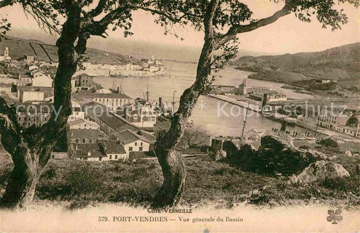 Port-Vendres Gesamtansicht Hafen