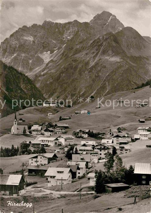 Hirschegg Kleinwalsertal Vorarlberg Widderstein