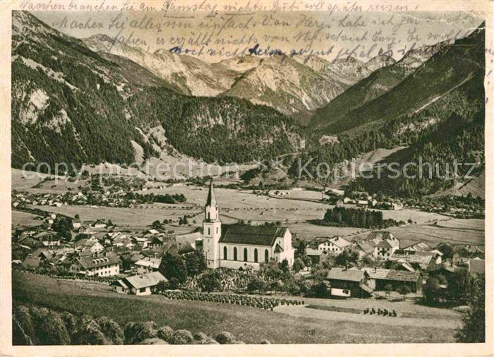 Hindelang Kirche Panorama