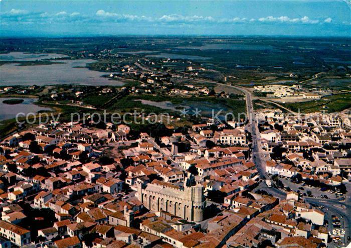 Saintes-Maries-de-la-Mer Fliegeraufnahme