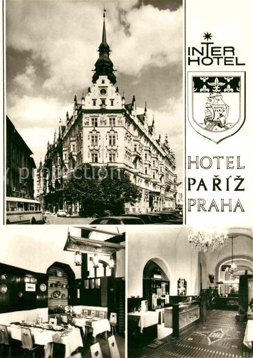 Prag Prahy Prague Interhotel Pariz