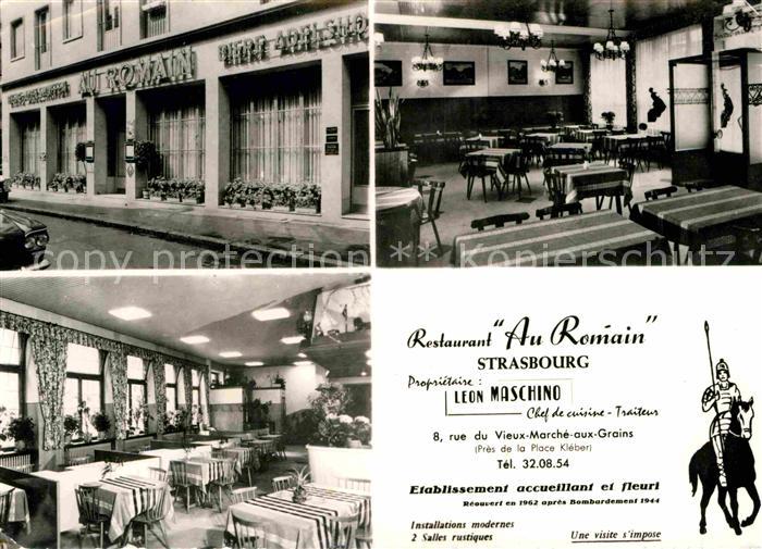 Strasbourg Alsace Restaurant Au Romain