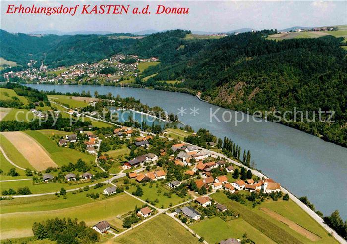 Vichtenstein Donau Fliegeraufnahme Kasten