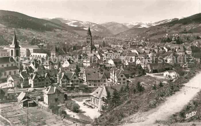 Munster Haut Rhin Elsass Luftaufnahme