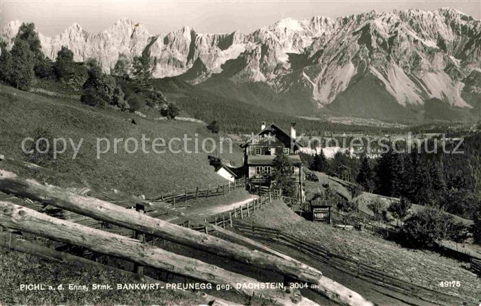 Pichl Ennstal Bankwirt Preunegg Dachstein