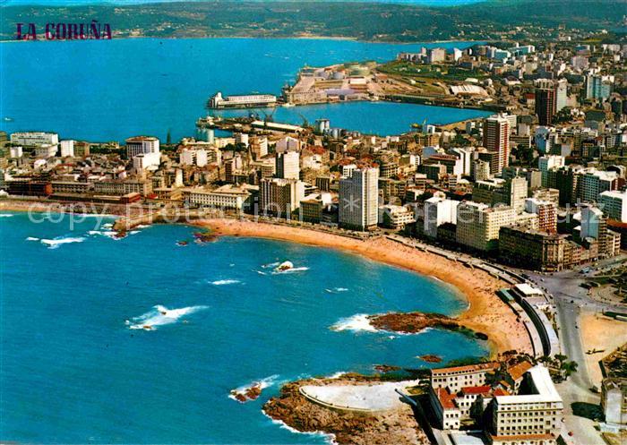 La Coruna Luftaufnahme