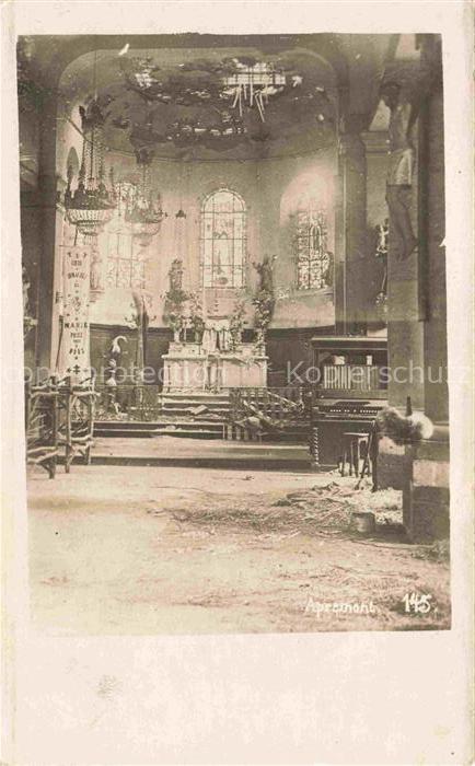 Apremont Vouziers 08 Ardennes Eglise Interieur