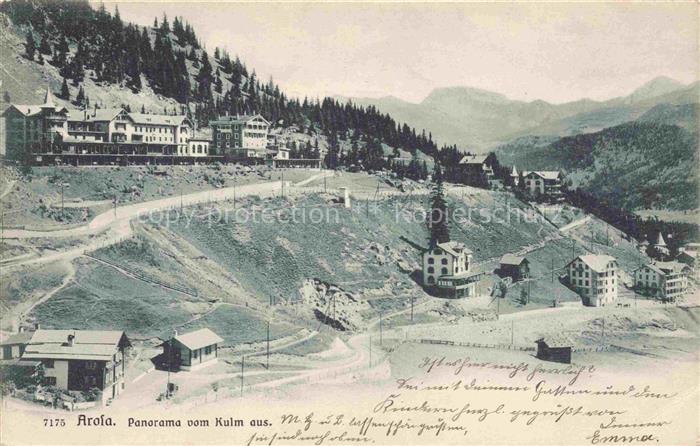 AROSA GR Panorama vom Kulm aus