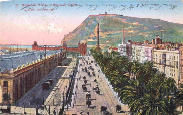 BARCELONA Cataluna ES Paseo de Colon