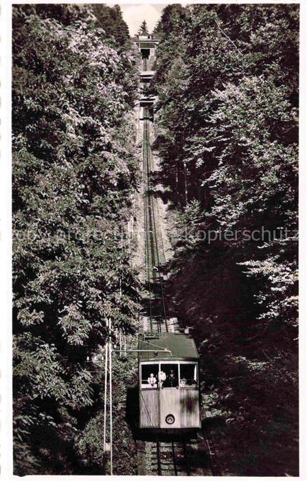 BADEN-BADEN BW Drahtseilbahn mit Station Merkur
