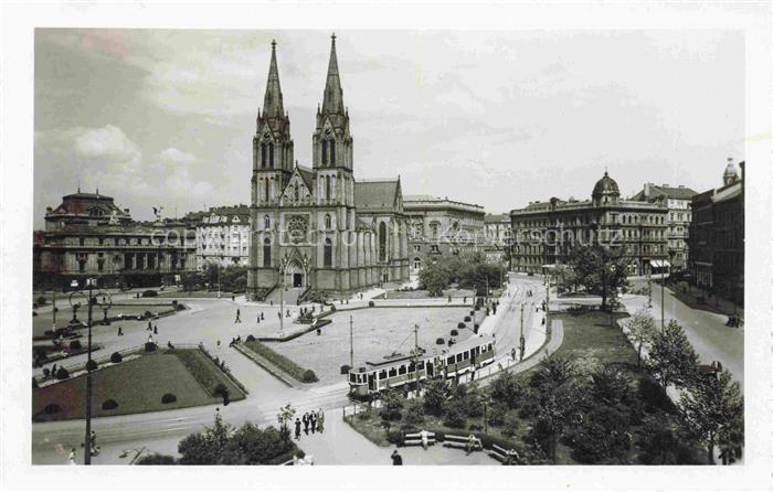 Prag  PRAHA Prahy Prague CZ Reichsplatz Kirche