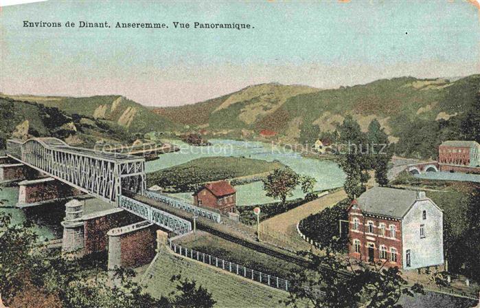 Anseremme Belgie Vue panoramique