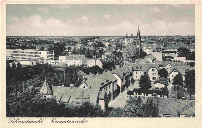 SCHNEIDEMueHL  Pommern Pila al Piastow PL Panorama