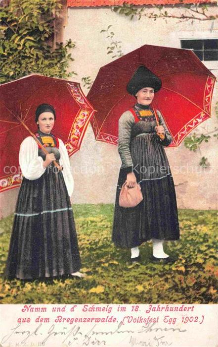 Egg Bregenzerwald Vorarlberg AT Namm und d'Schmelg im 18ten Jhdt