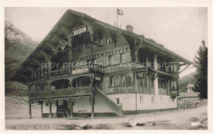 Maloya Maloja GR Hotel Schweizerhaus