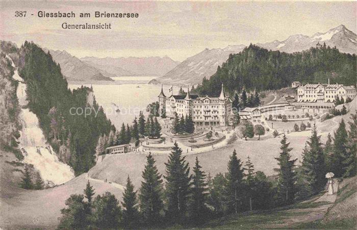 Giessbach Giesbach Brienzersee BE Panorama
