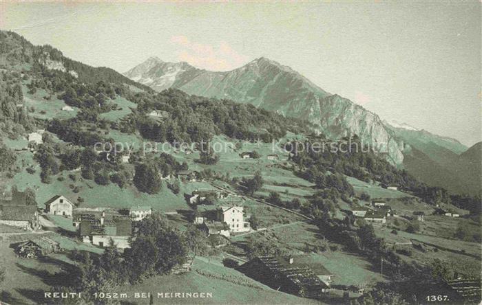 Reuti Meiringen Oberhasli BE Panorama