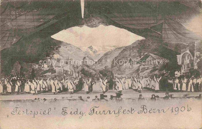 BERN BE Festspiel Eidgenoessisches Turnfest Bern 1906
