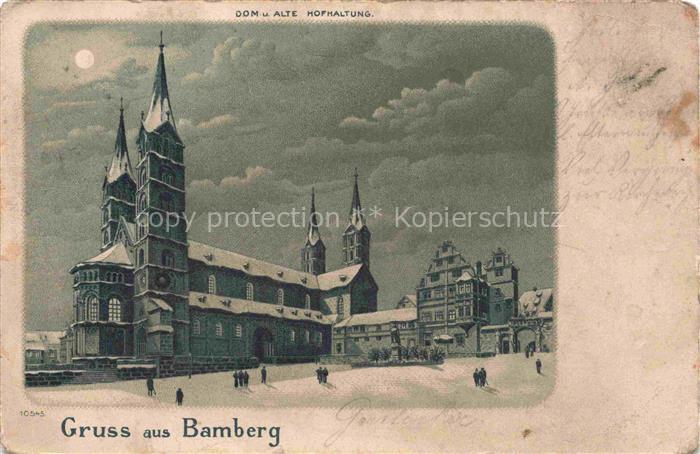 BAMBERG Bayern Dom und alte Hofhaltung