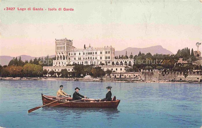 Isola di Garda Lago di Garda IT Schloss Bootspartie