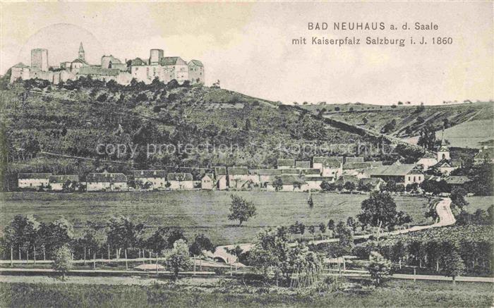 Bad Neuhaus Bad Neustadt Saale Bayern mit Kaiserpfalz Salzburg