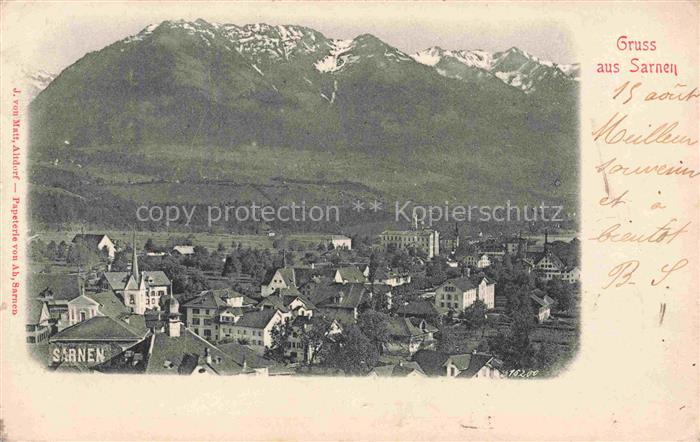 Sarnen Obwalden OW Panorama