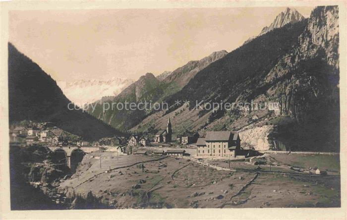 Goeschenen Goeschenen UR mit Dammagletscher