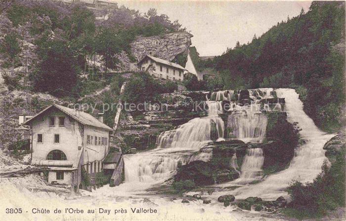 Vallorbe Orbe VD Chute de l'Orbe au Day