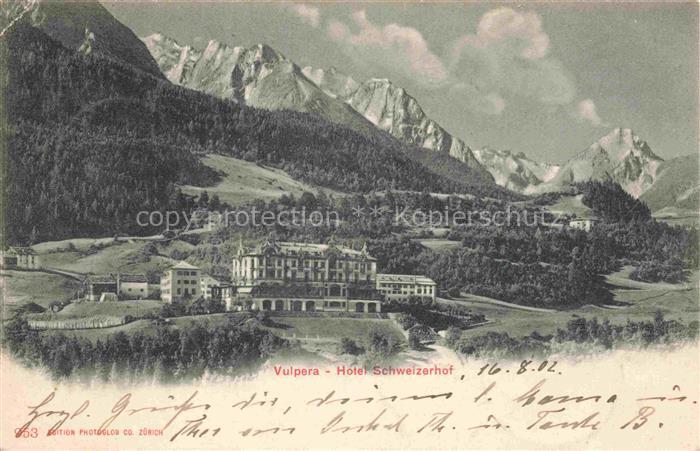 Vulpera Tarasp Schuls Scuol GR Hotel Schweizerhof