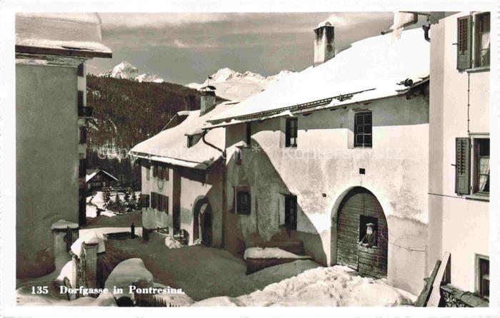 Pontresina Maloja GR Dorfgasse