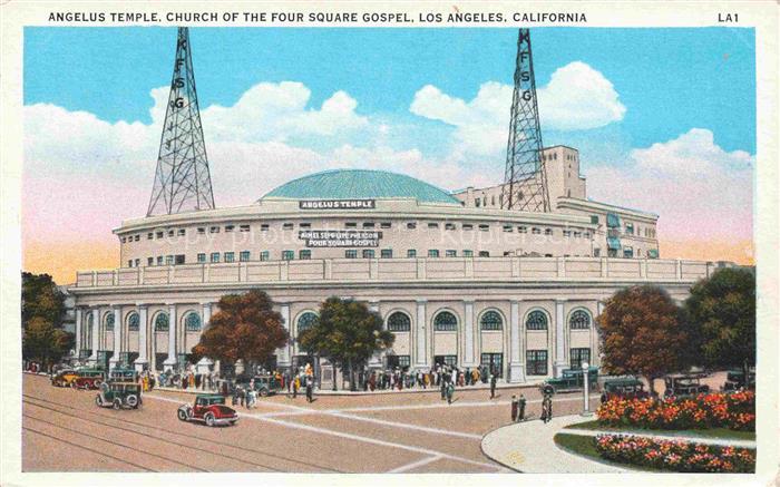 LOS ANGELES California USA Angelus Temple Church of the Four Square Gospel